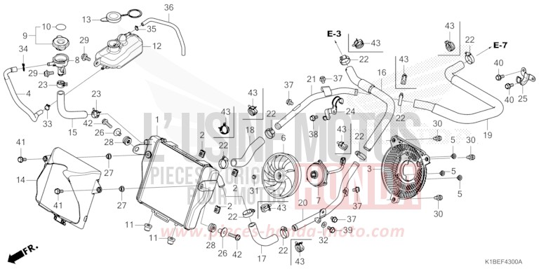 KUEHLER von Forza 350 PEARL NIGHTSTAR BLACK (NHA84) von 2024